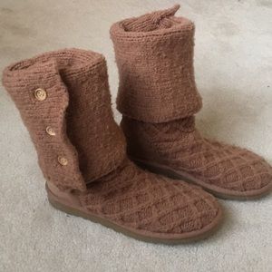 UGG Quilted Sweater Boots